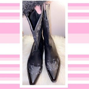 Embroidered Cow Boy Boots